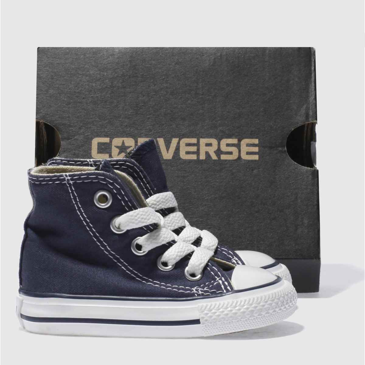 Converse marinblå All Star Hi-skor för småbarn