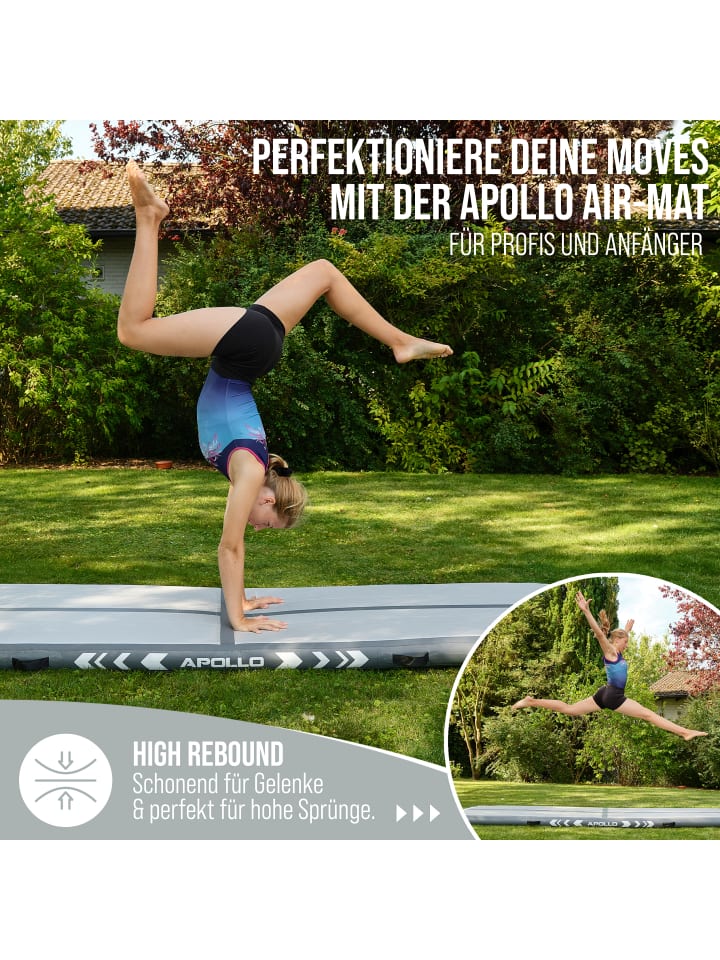Apollo Airtrack Matte für Yoga, Pilates , Gymnastik 