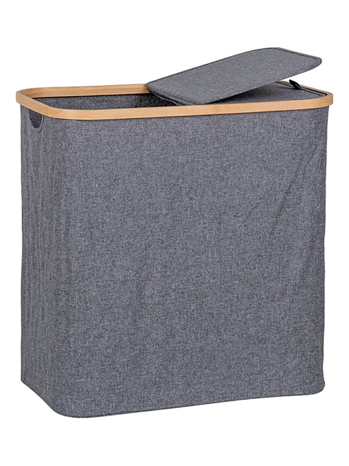 House Nordic Wäschekorb in Anthrazit - (B)33 x (H)54 x (T)54 cm günstig kaufen onesize