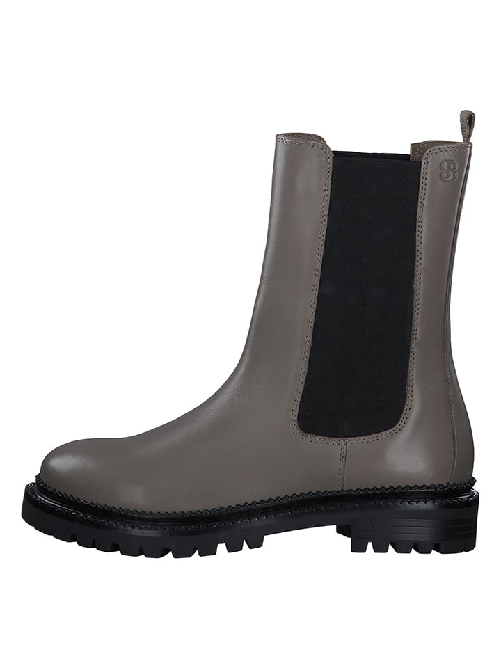 s.Oliver Chelsea-Boots in Beige/ Hellbraun günstig kaufen