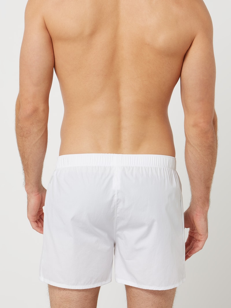 Boxershorts aus Baumwolle in weiß