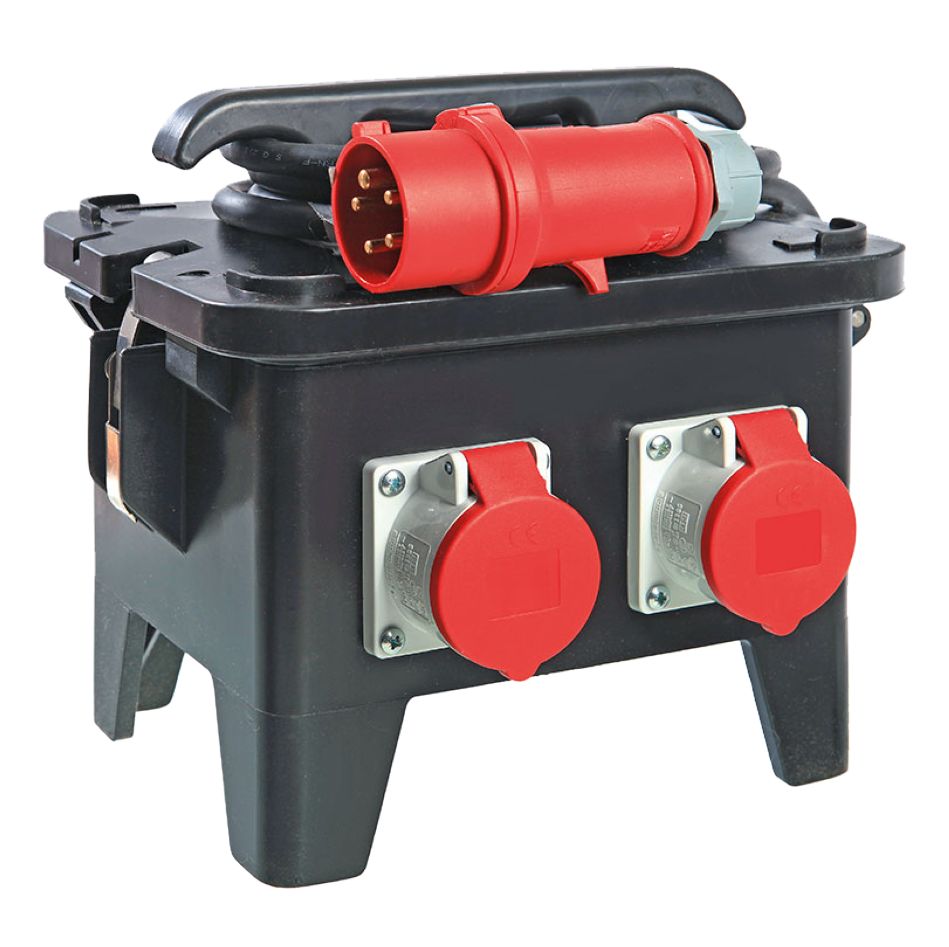 Schwabe 45416 CEE Distribuție mobilă de energie 400V/16A IP44 H07RN-F 5G2.5 2m