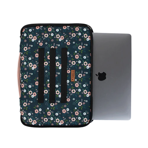 Sandton 13-inch laptop sleeve, petrol blue