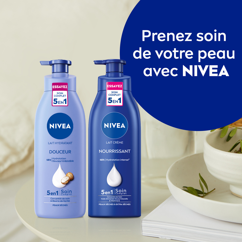 nivea Lait nourrissant 48H Huile Amande Douce Lait corps