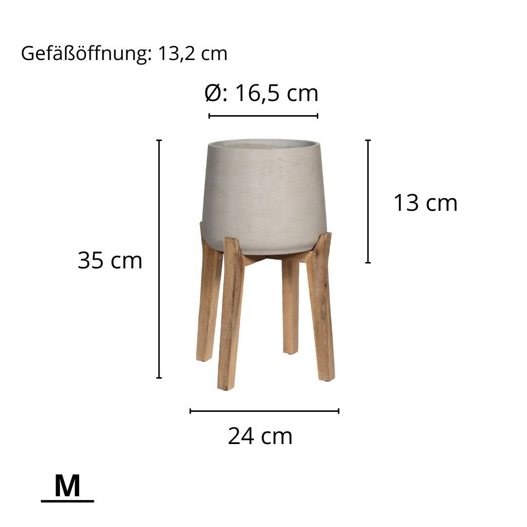 finestgreen Pflanzkübel Patt Feet High