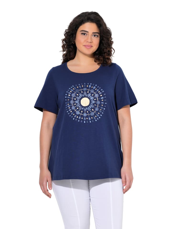 Ulla Popken Shirt in tintenblau günstig kaufen