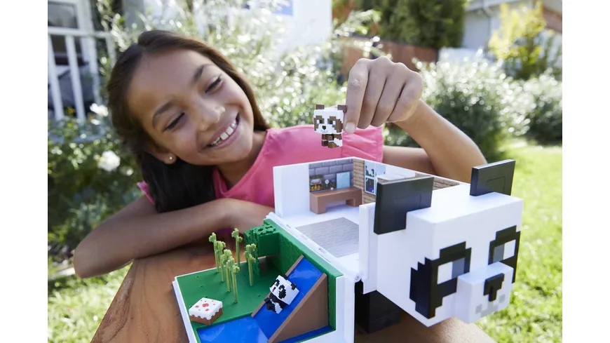 Minecraft Mob Head Panda 3-in-1 Spielset