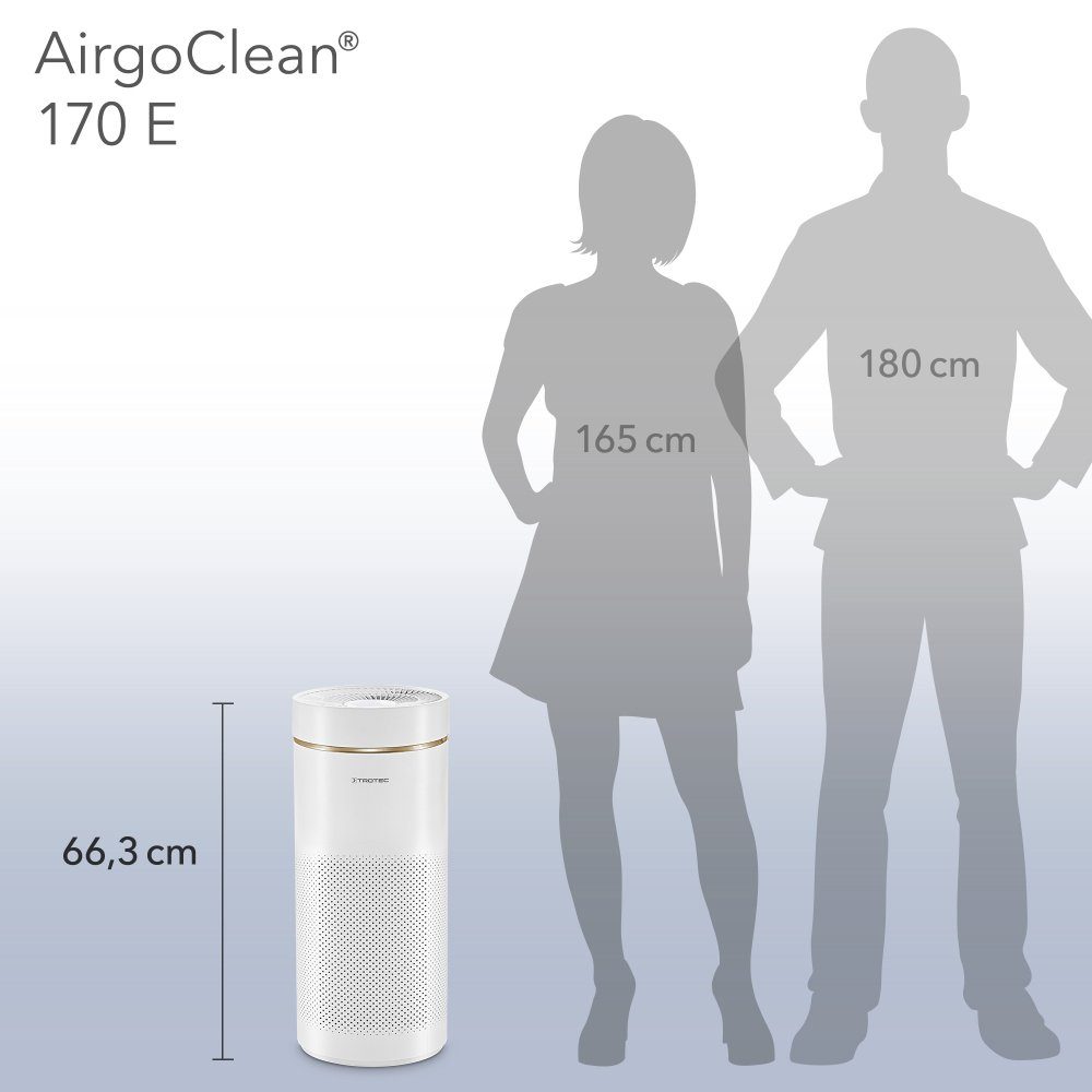 TROTEC Luftreiniger AirgoClean 170 E, für 42 m² Räume