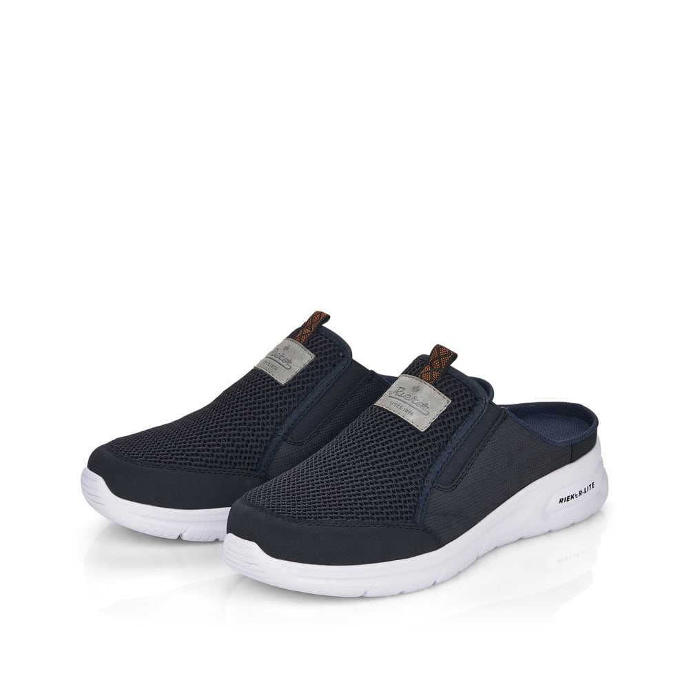 Rieker Herren Clogs marineblau