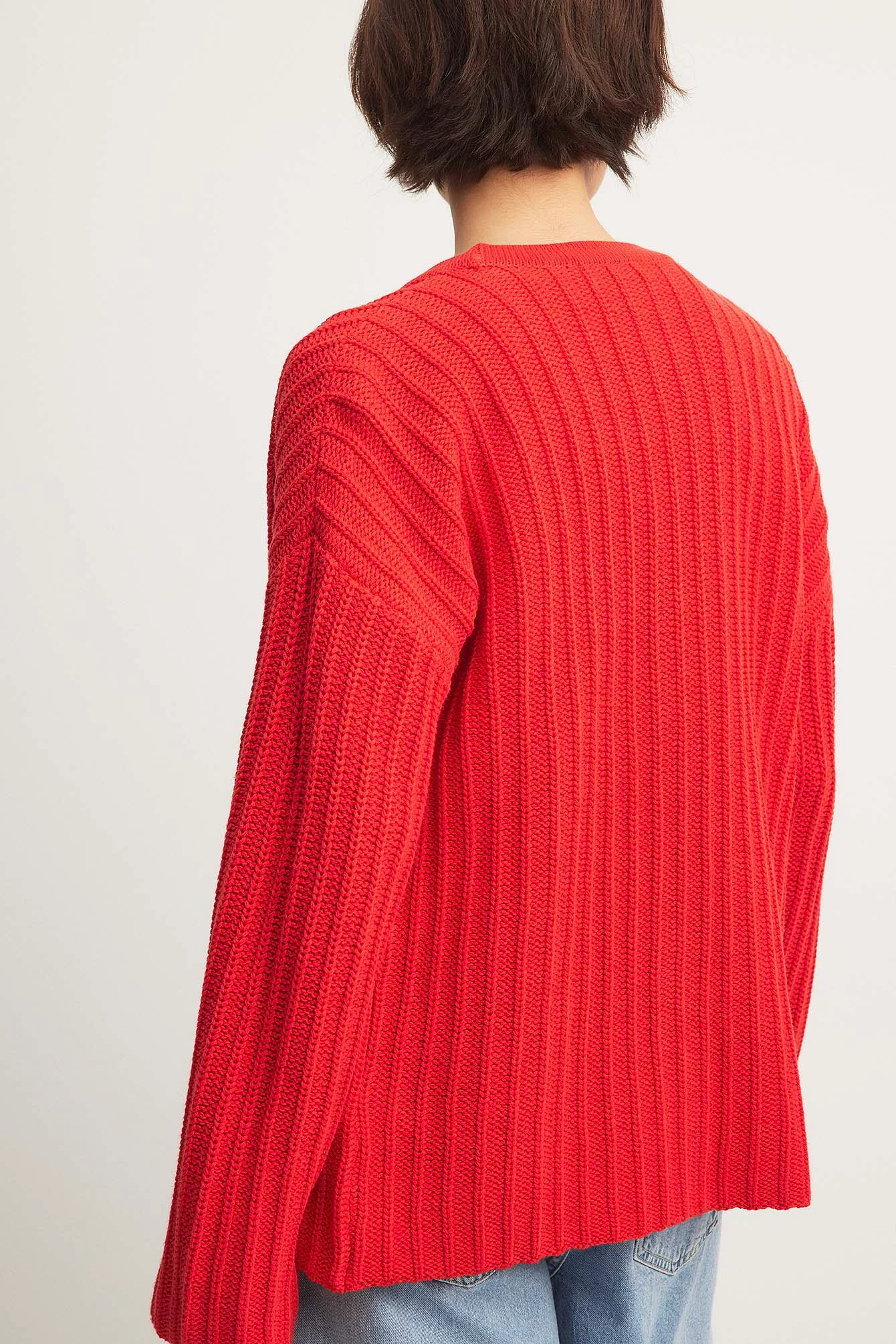 Strickcardigan mit V-Ausschnitt