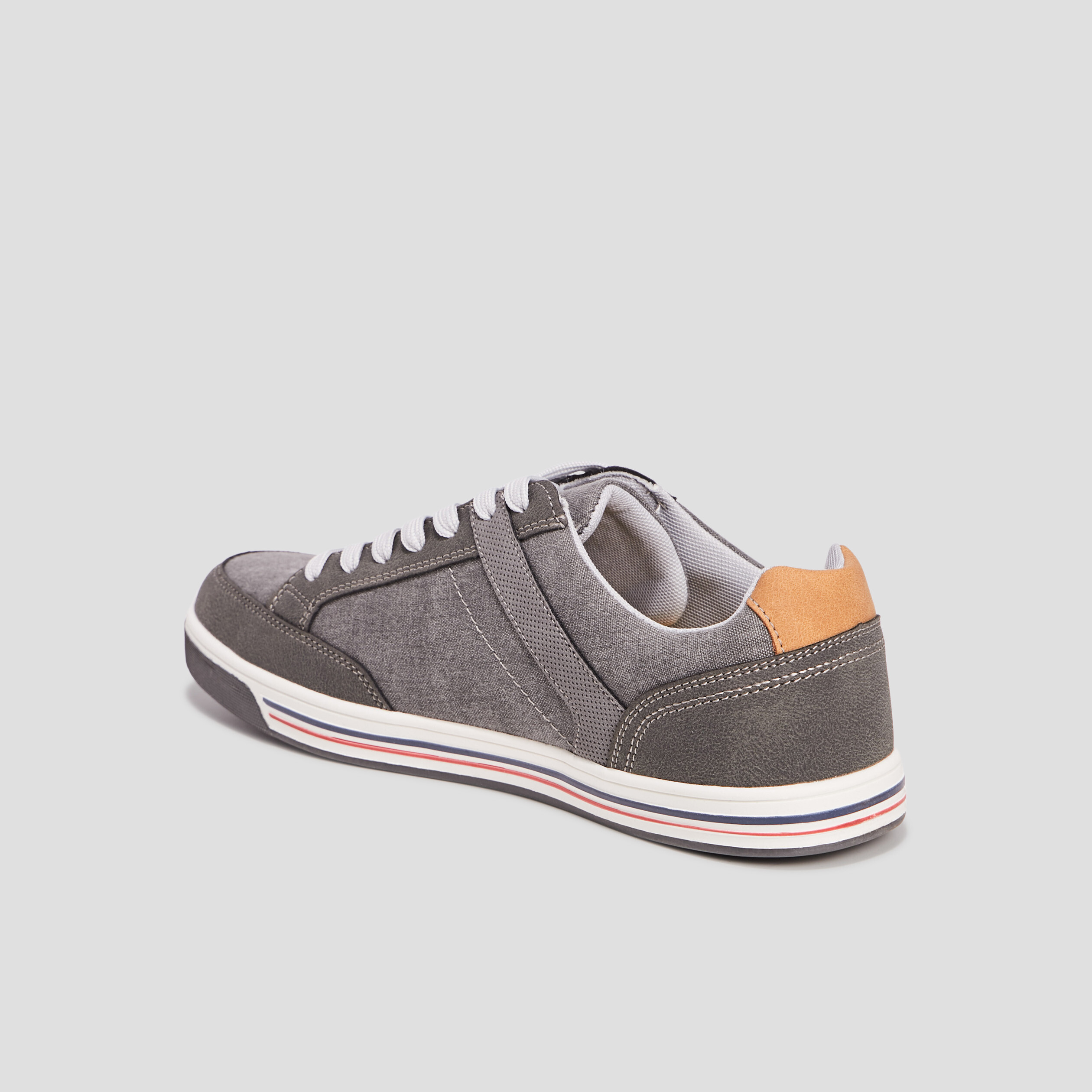 Tennis à lacets Trappeur gris homme | La Halle