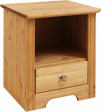 Home affaire Schlafzimmer-Set Hugo, (Set, 4-St), Bett 180 cm, 5-trg Kleiderschrank und 2 Nachttische
