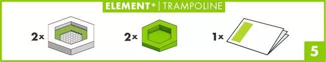 GraviTrax Element Trampoline - Kugelbahn-Erweiterung für Kinder ab 8 Jahren
