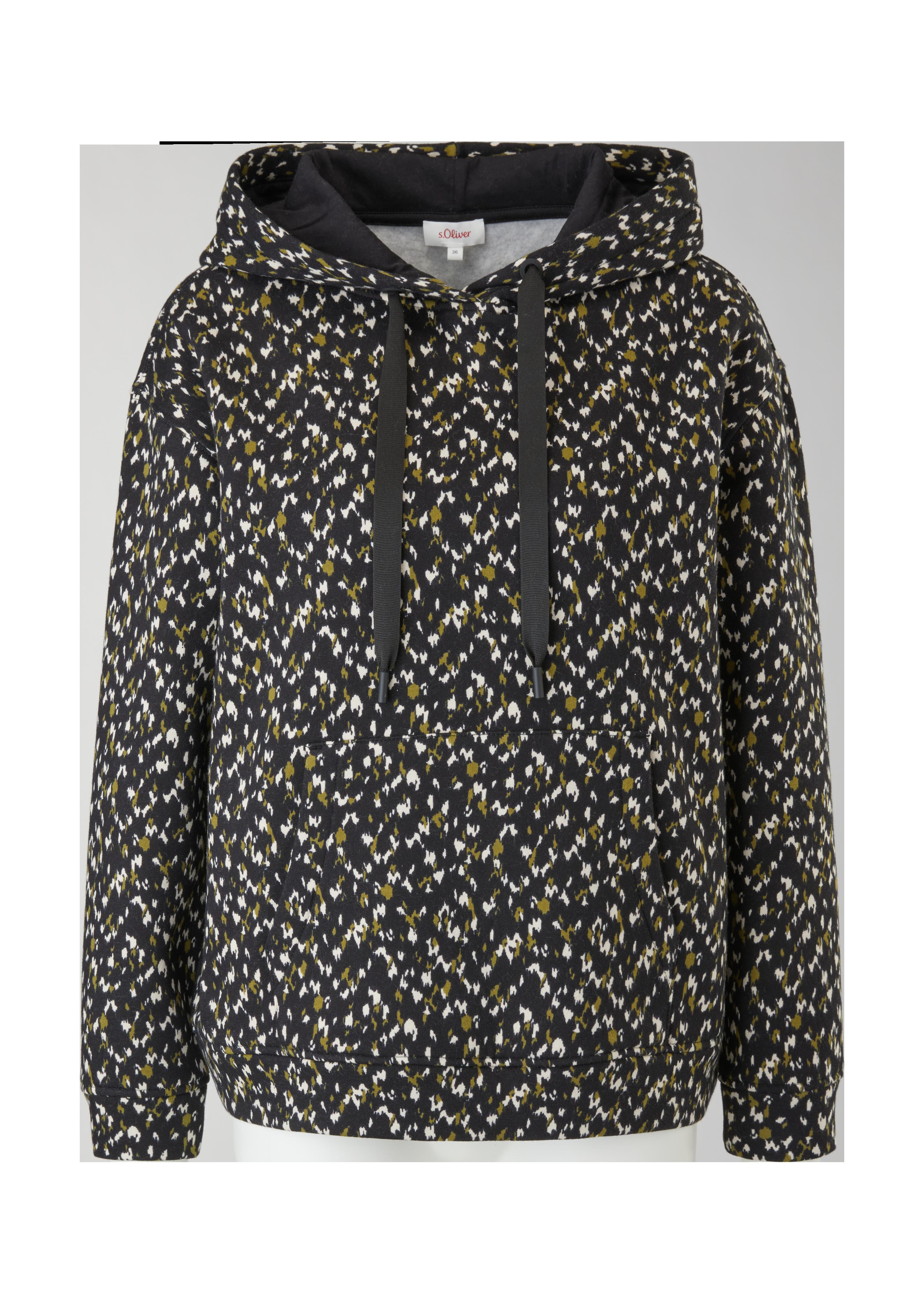 Kapuzenpullover mit Allovermuster  2122547-99A2