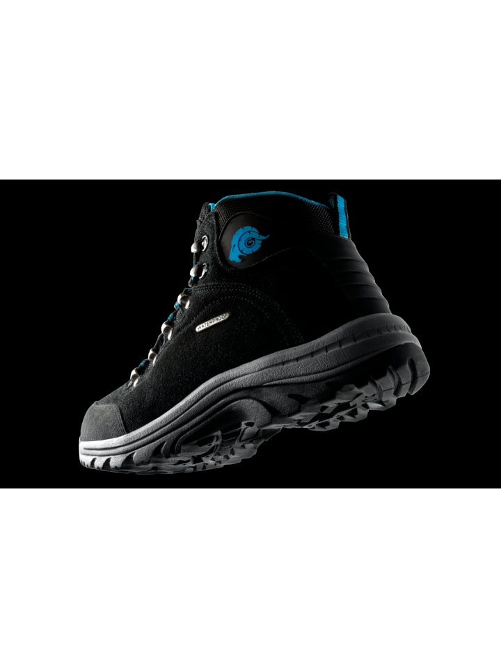 GUGGEN MOUNTAIN Wanderschuhe Uni in Blau-Schwarz günstig kaufen