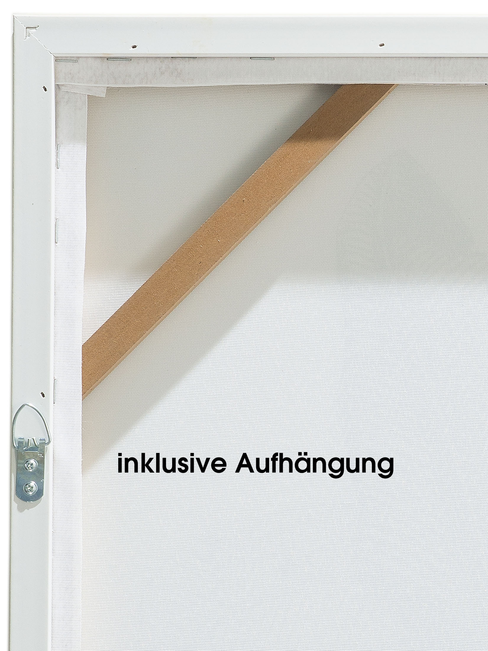 Leavata Leinwand-Druck-gerahmt, Beige