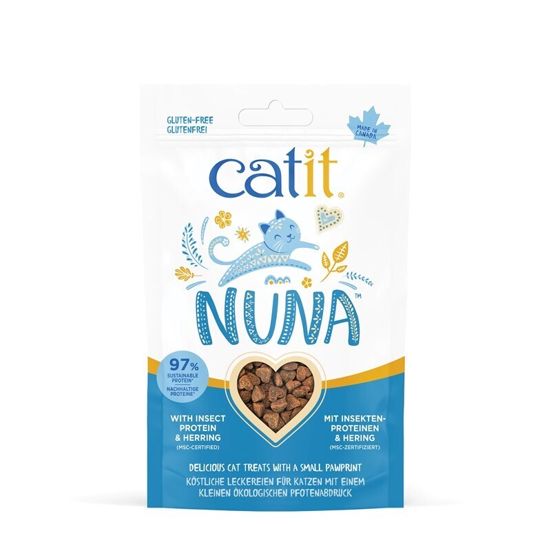 Catit Snacks Catit Nuna Treats 4x60g Insect & Hering