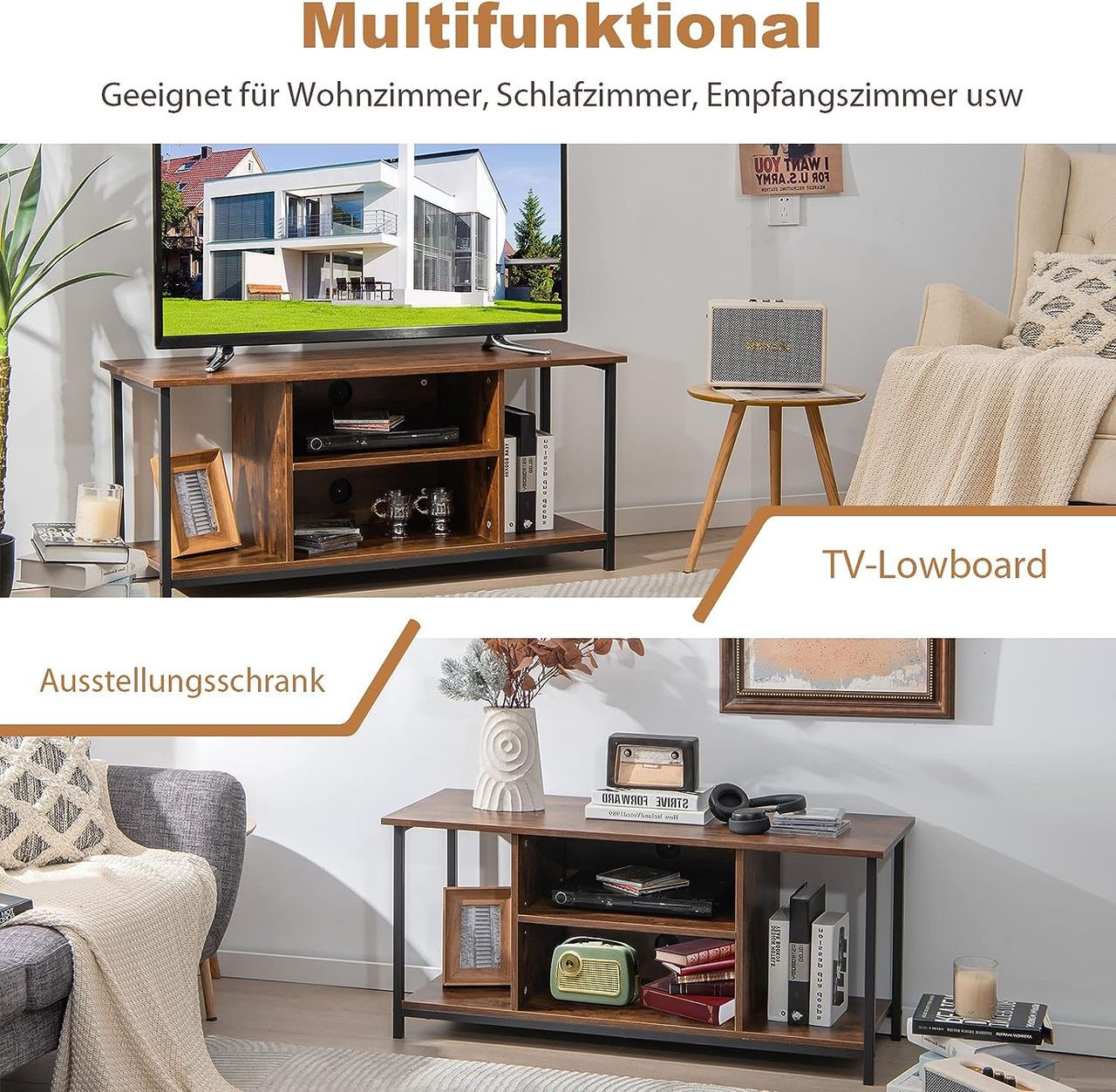 Costway COSTWAY TV-Schrank für Fernseher bis 50 Zoll