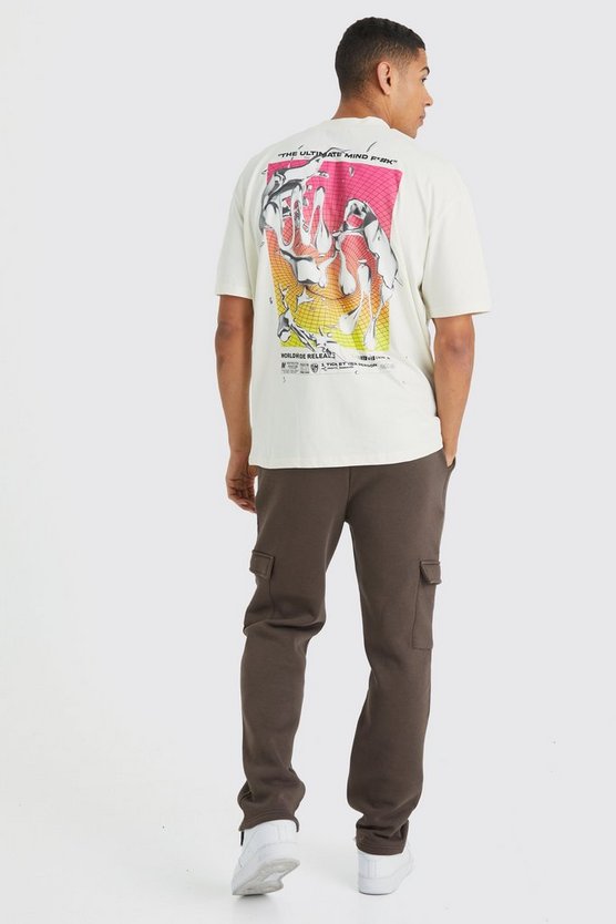 Oversize T-Shirt & Jogginghose mit Print