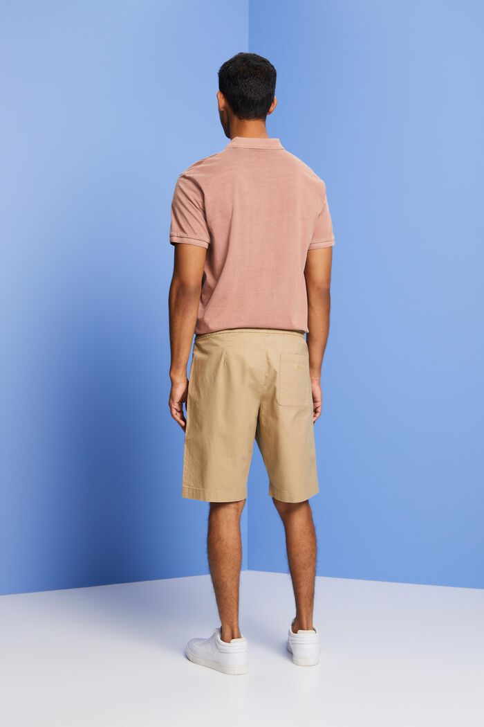 Shorts aus Baumwolltwill