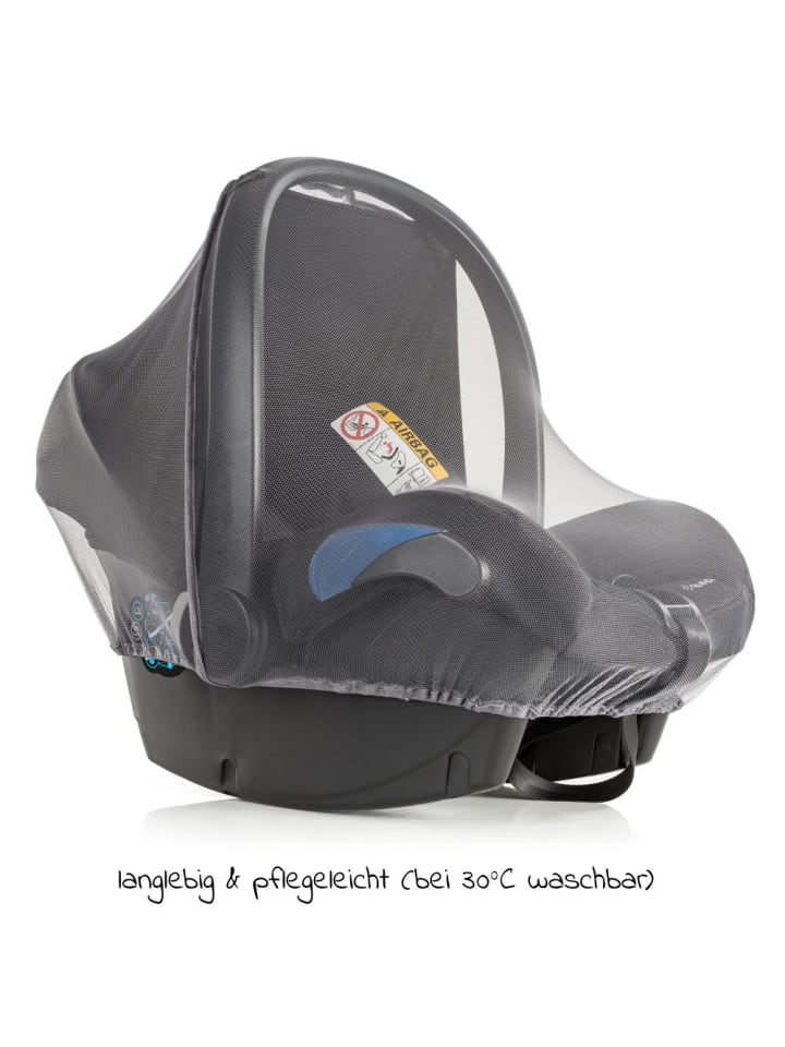 Zamboo Erstlings-Schutz-Set für Babyschalen mit Insektenschutz in grau günstig kaufen onesize