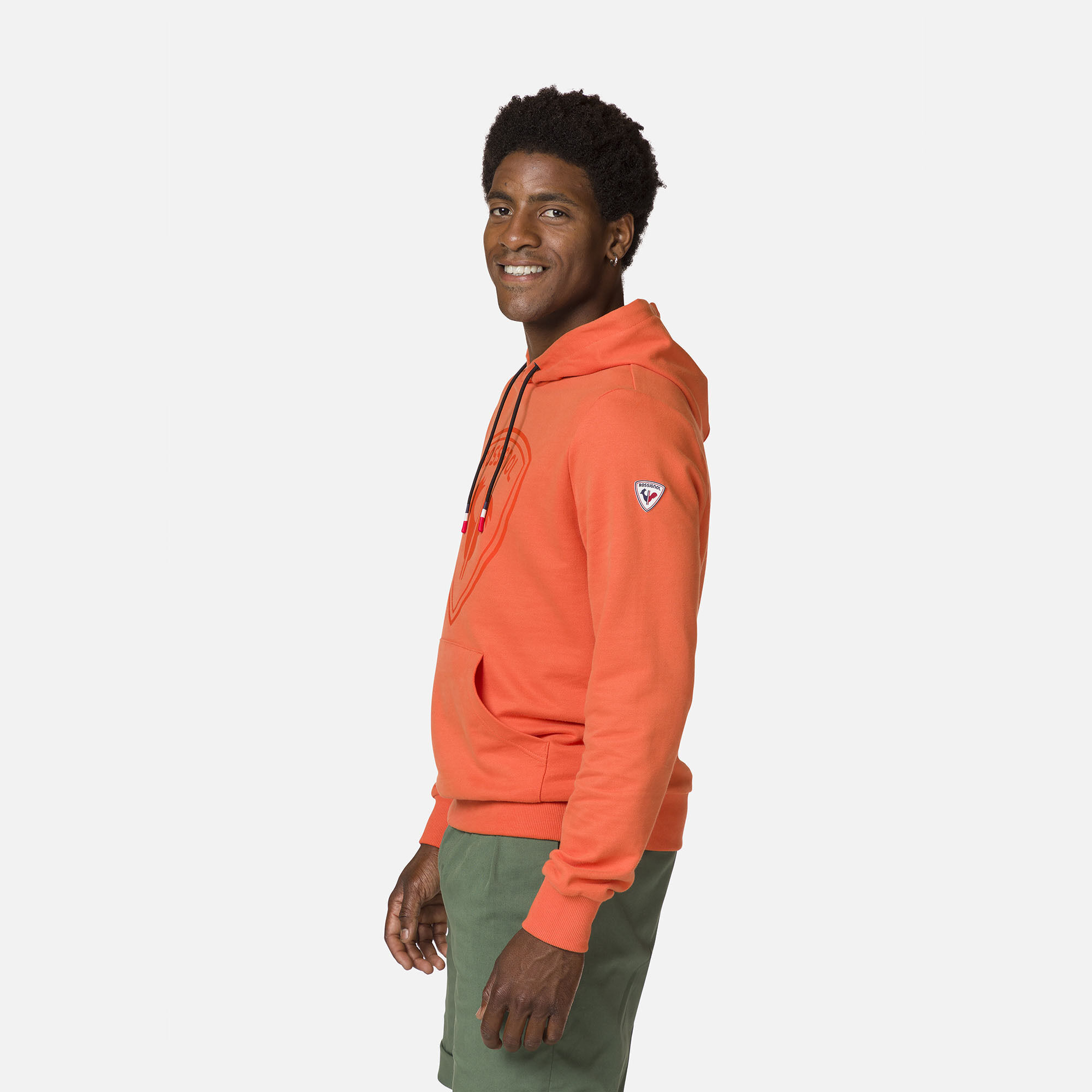 Sweat en coton à capuche Logo Homme