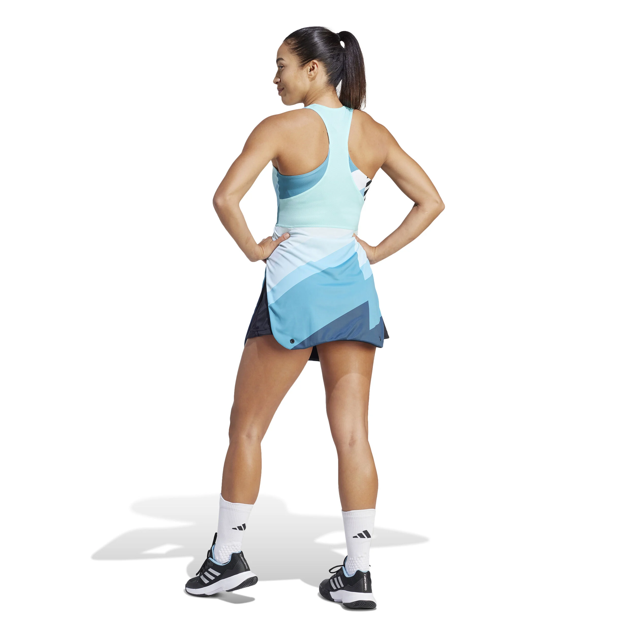 Transform Kleid Damen - Hellblau, Mehrfarbig