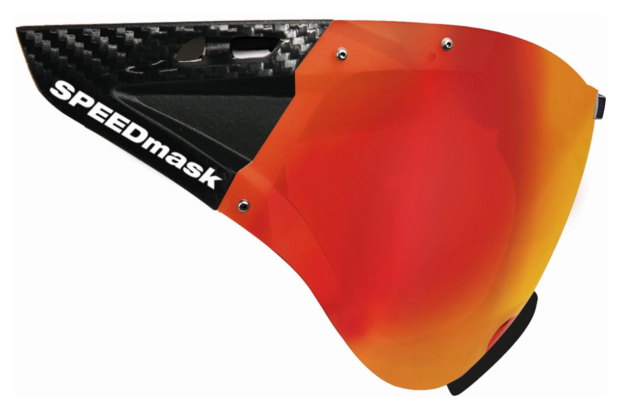 Casco SPEEDmask Carbonic rot Multilayer