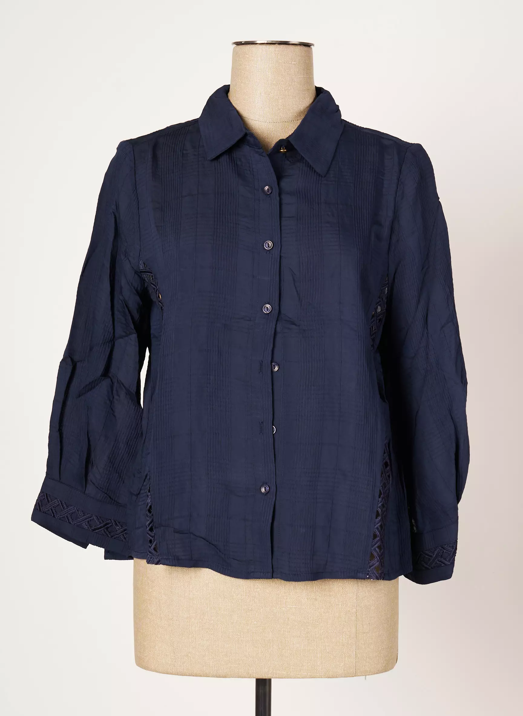 Grace Mila Chemisiers Femme couleur bleu