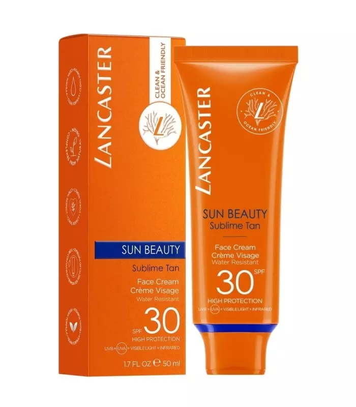 SUN BEAUTY Crème Visage Velours bronzage lumineux SPF30