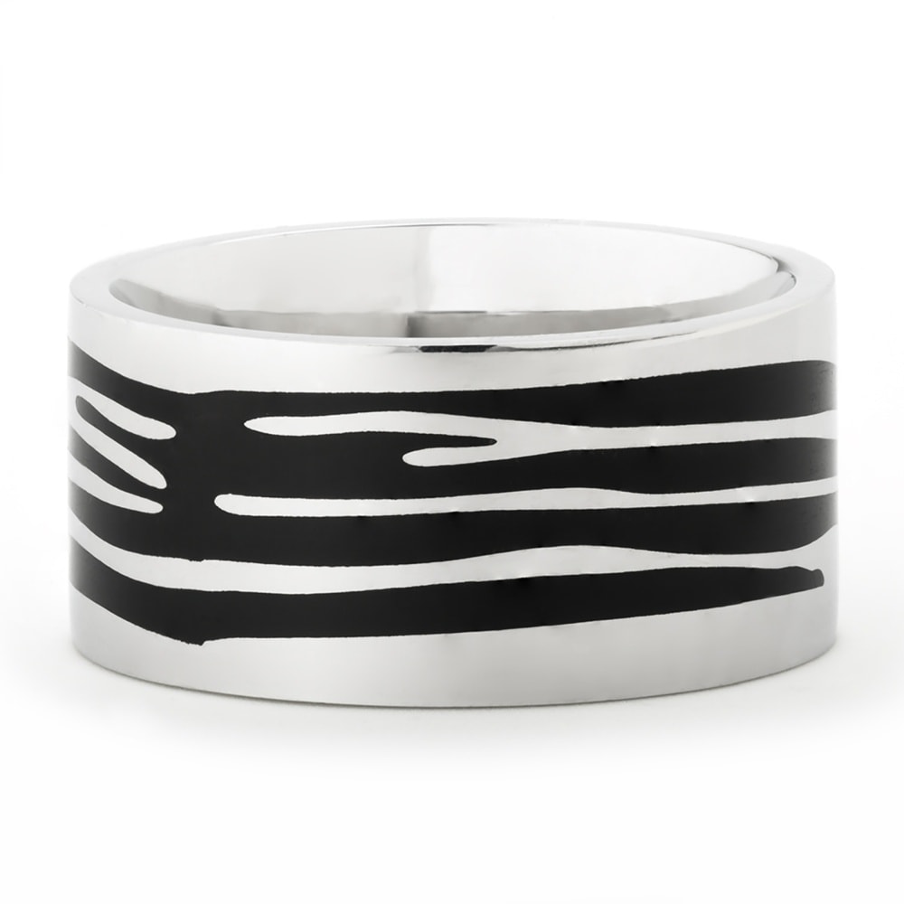 Pippa&Jean Bague en acier inoxydé Acier inoxydable en Argent Bague