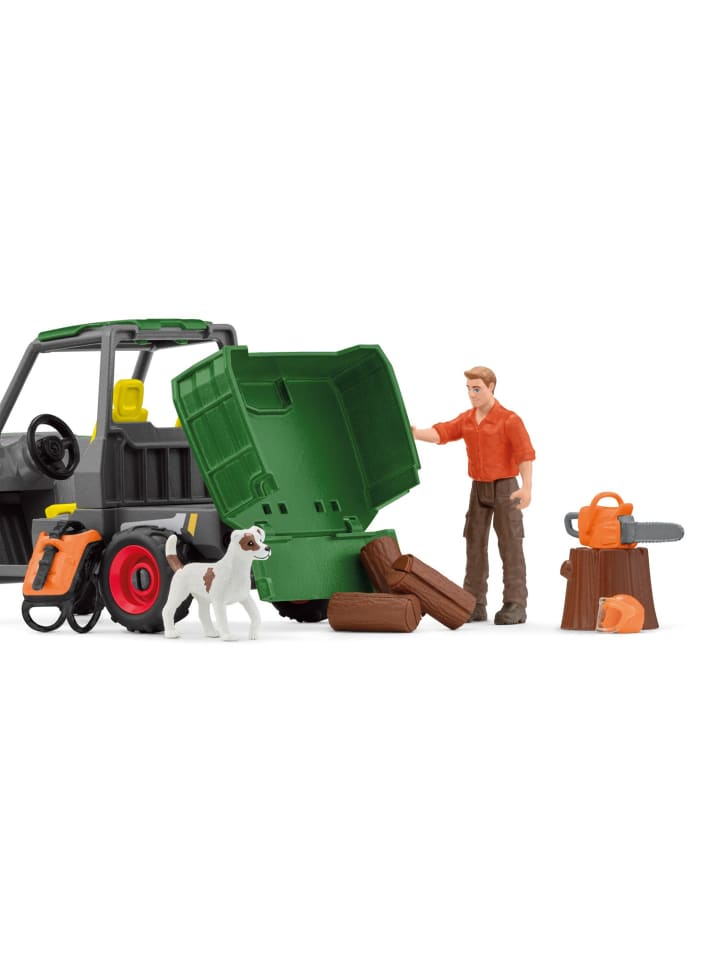 Schleich Farm World Waldbauer mit Fahrzeug in Mehrfarbig ab 3 Jahre günstig kaufen onesize