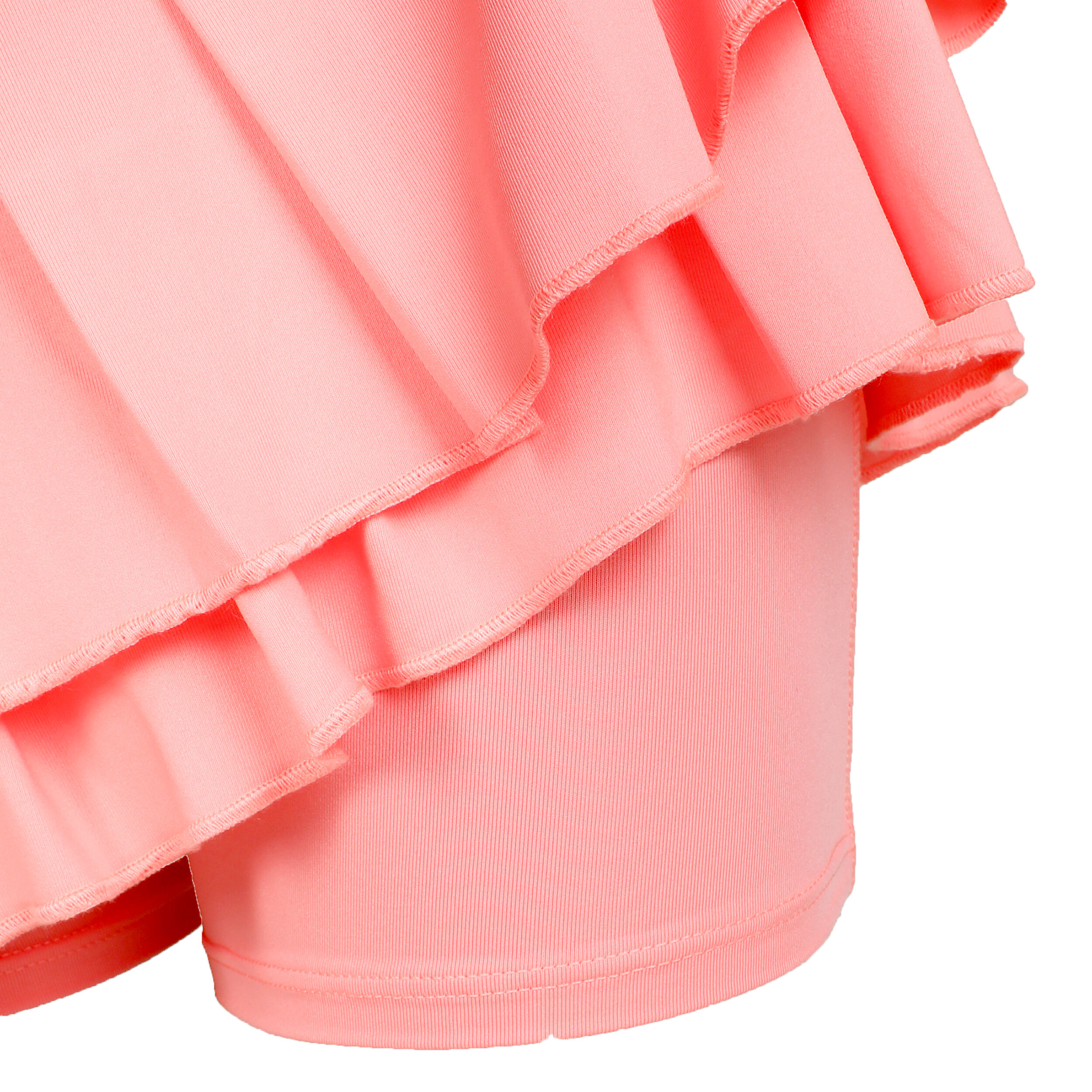 Pleat Tier With Piping Rock Damen - Apricot, Schwarz