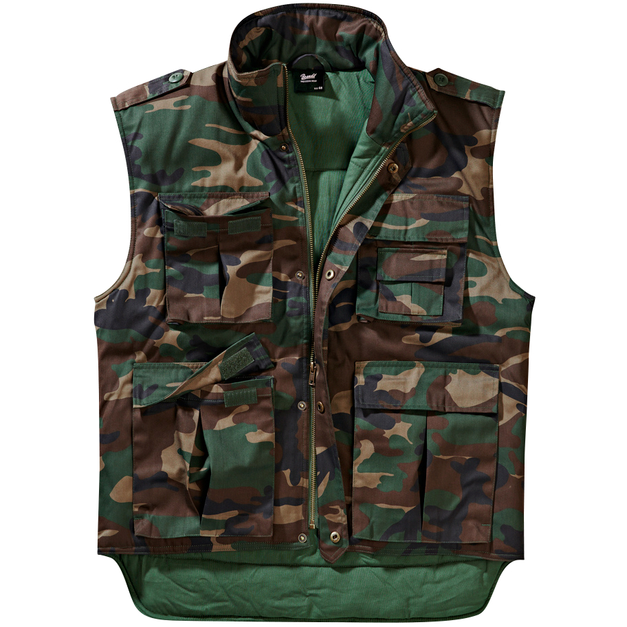 Brandit Herren Ranger Weste (woodland)
