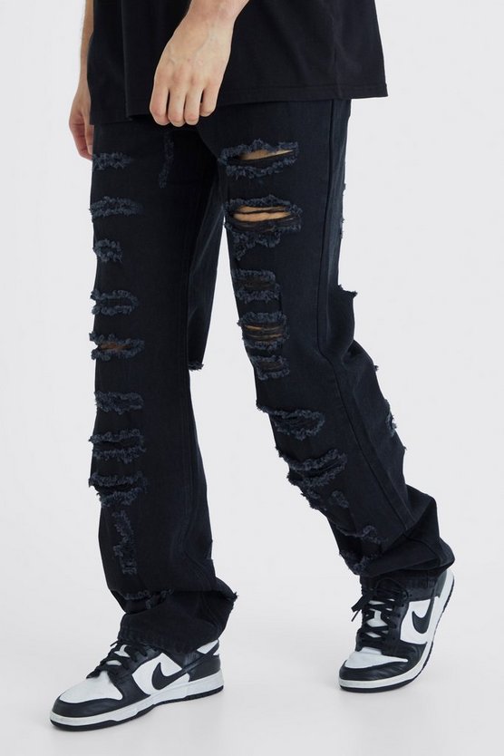 Tall lockere Jeans mit Rissen