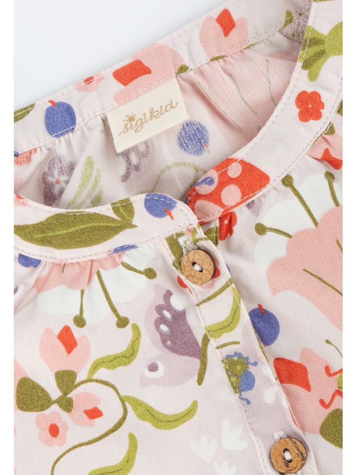 Sigikid Bluse happy ladybug in Weiß/Rosa/Grün günstig kaufen