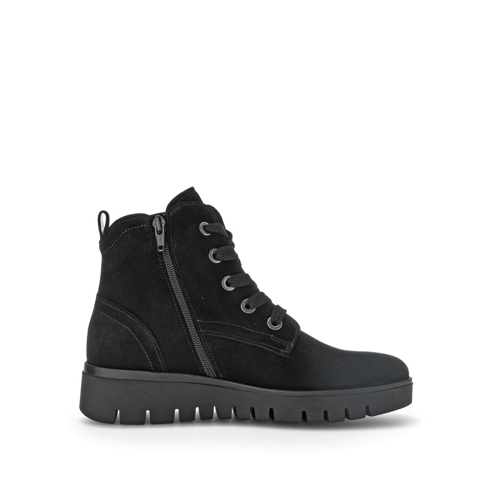 Gabor comfort Schnürstiefelette schwarz