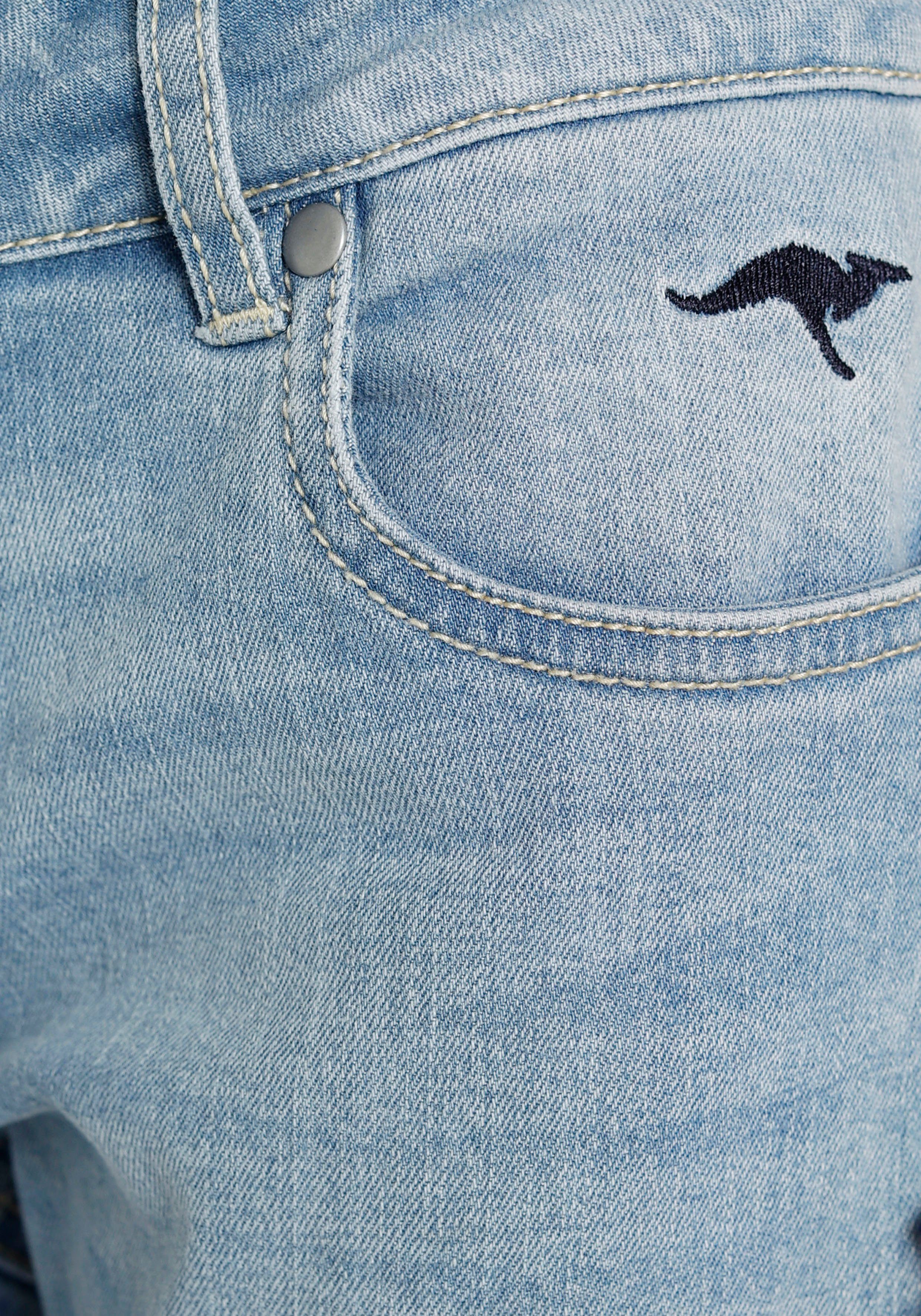 KangaROOS 7/8-Jeans mit geschnittener Saumkante