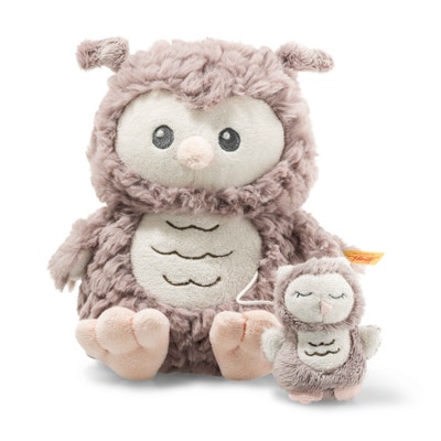 Ollie Eule Spieluhr, 21 cm, beige