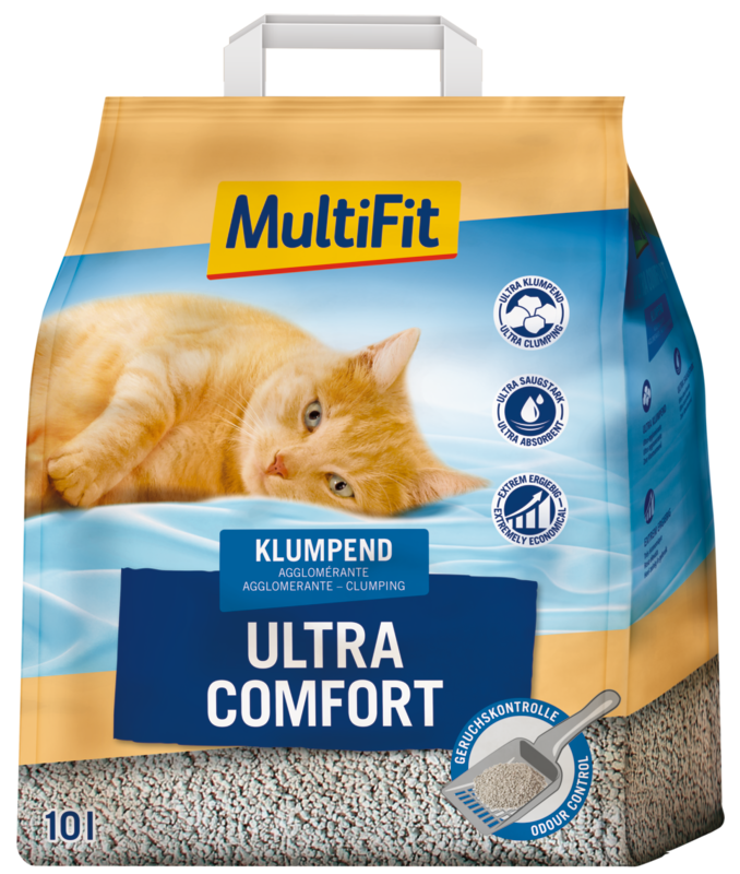 MultiFit Katzenstreu MultiFit ultra comfort 10 l