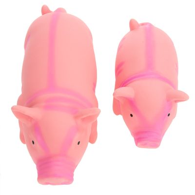 Hundespielzeug Latex-Schwein mit Stimme