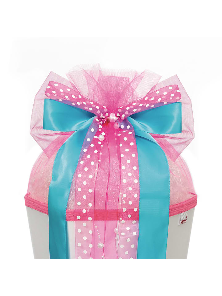 ROTH Schultütenschleife Pink Dots, fertig gebunden in Pink günstig kaufen onesize