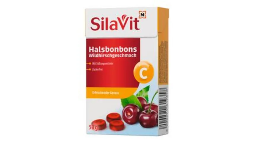 SilaVit Halsbonbons Wildkirschgeschmack 50 g