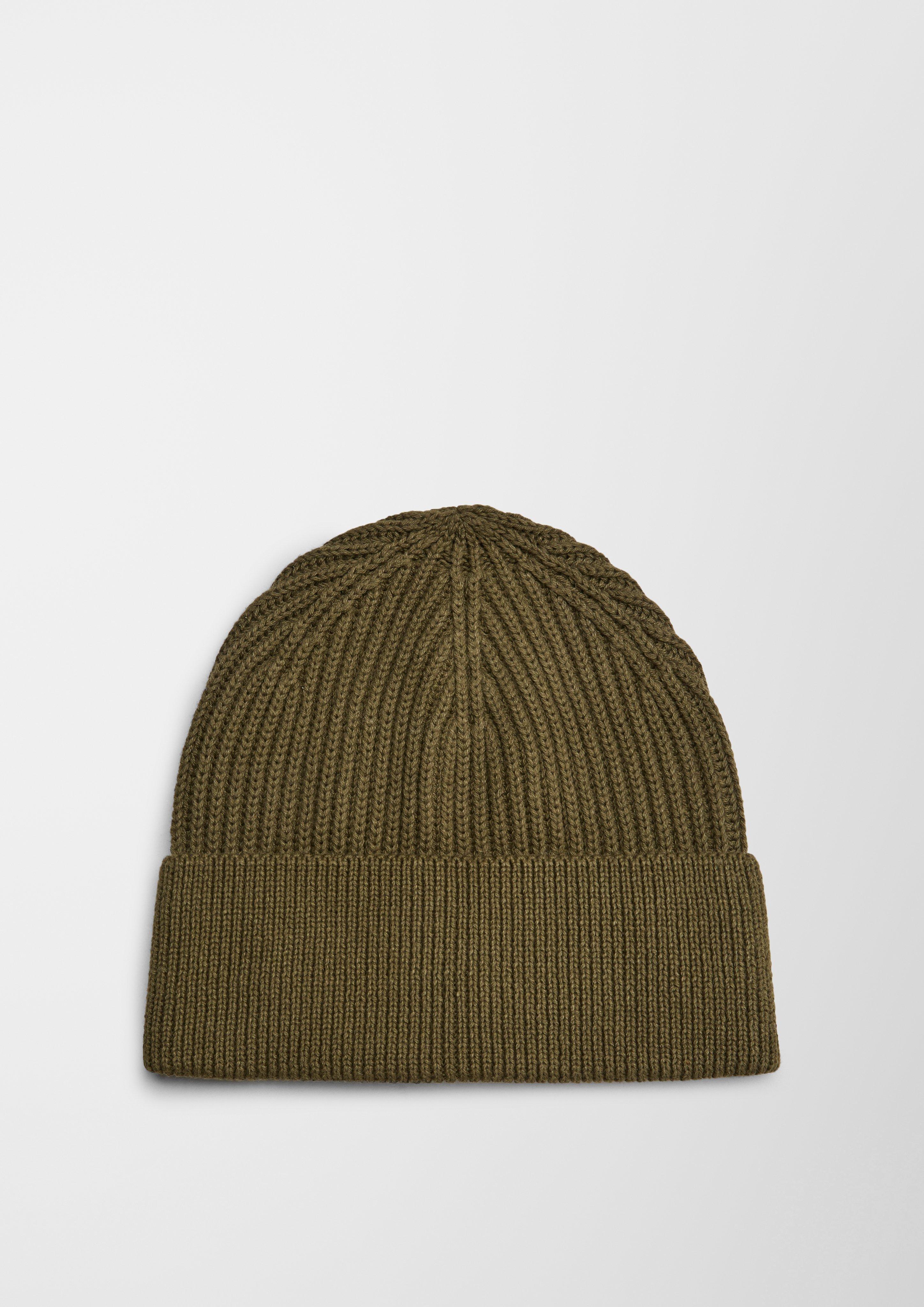 Strickmütze mit Rippblende  2119581-7845