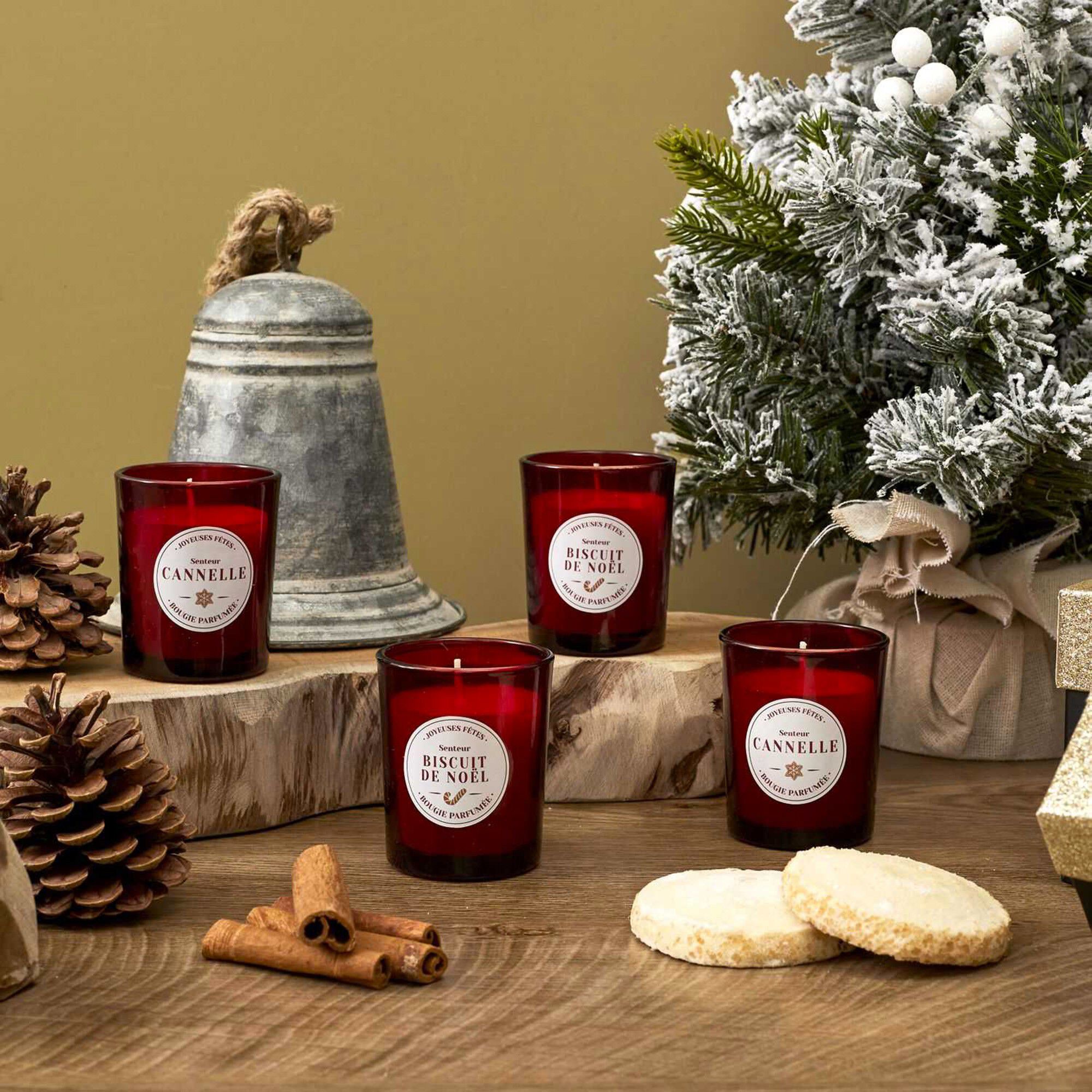 Coffret 4 bougies parfumées