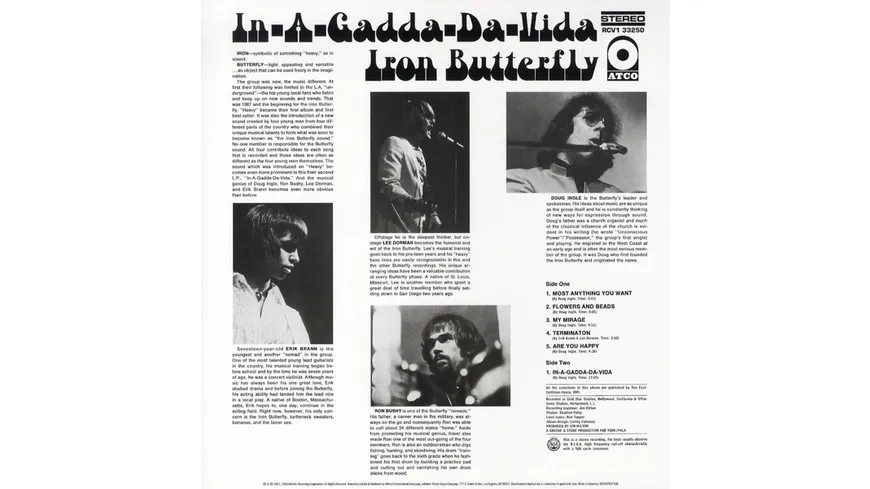 In-A-Gadda-Da-Vida(ROCKTOBER/ATL75) Crystal Clear Diamond Vinyl