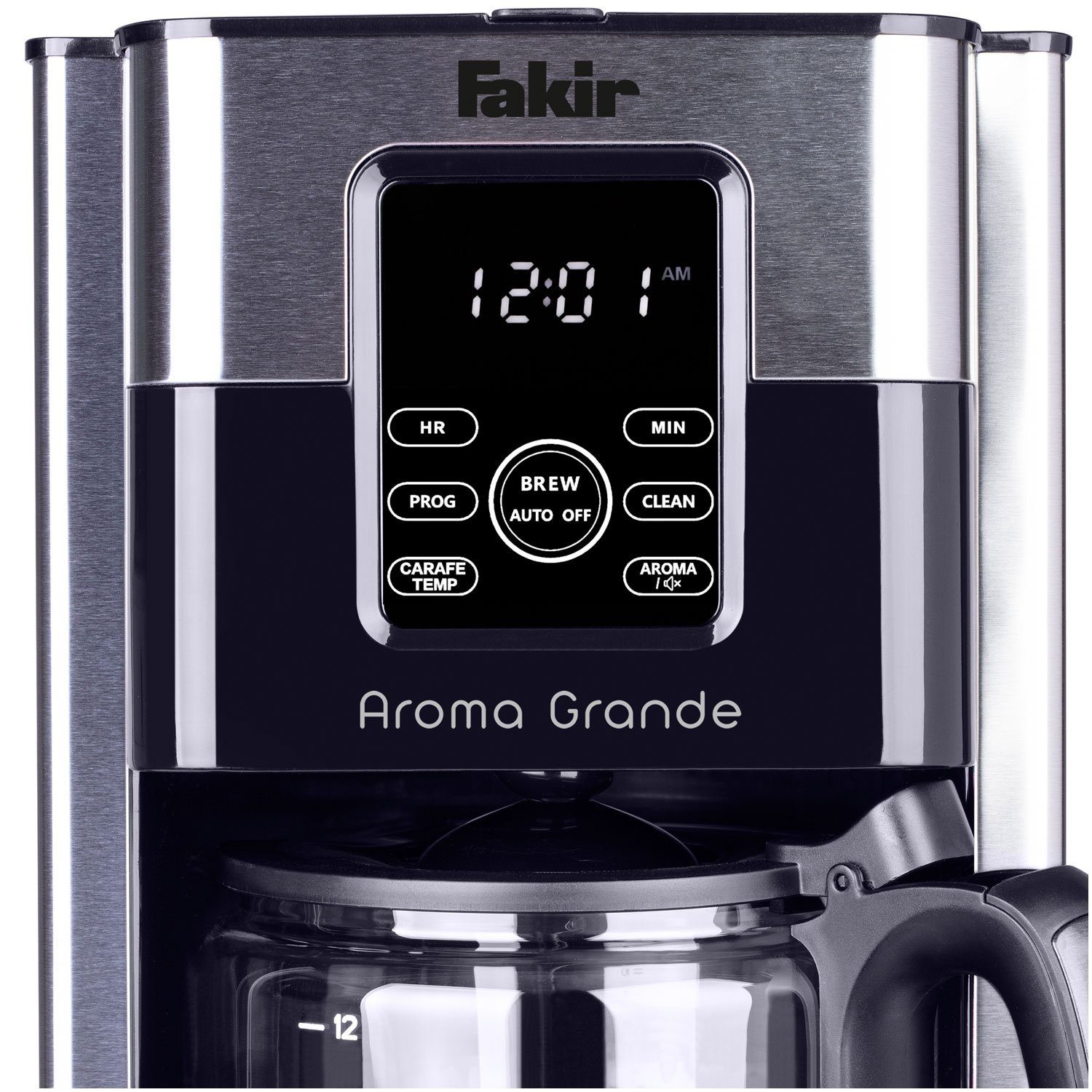FAKIR Frühstücks-Set 9233001_4005001_9228001 (3-tlg), Set aus Filter-Kaffeemaschine, Wasserkocher & Toaster, Edelstahl