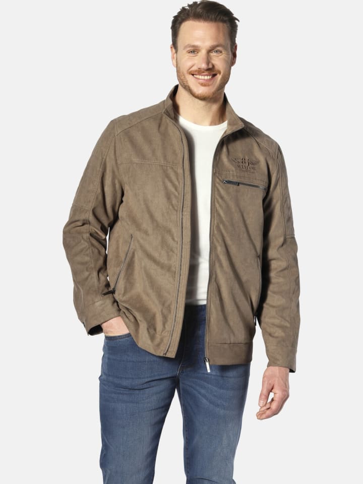 Jan Vanderstorm Kunstlederjacke TORMAR in braun günstig kaufen