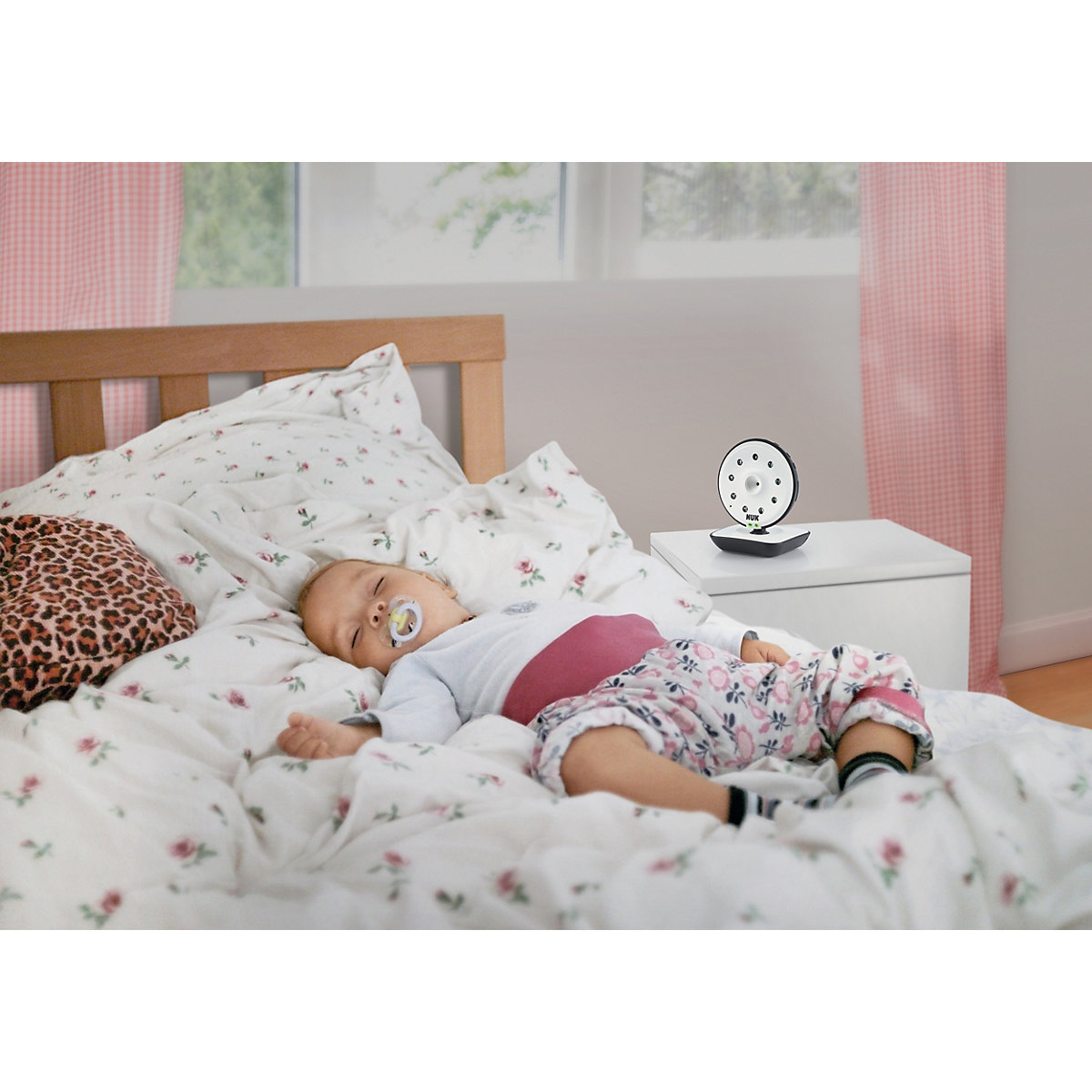 NUK Eco Control Video Display 550VD, digitales Babyphone mit Eco-Mode, Video Funktion und Full-Eco-Control