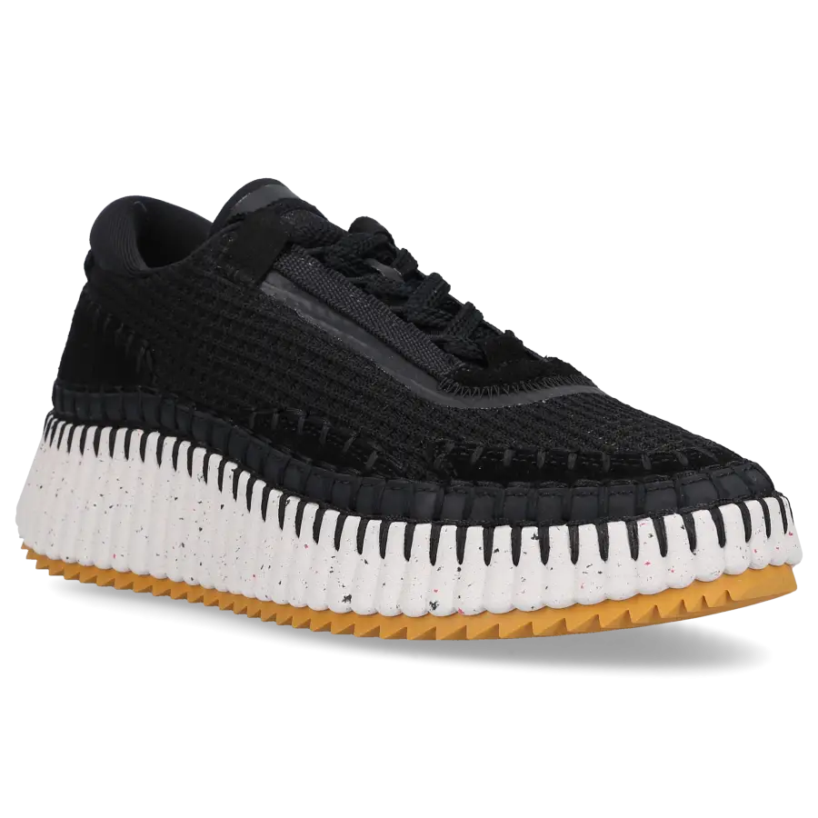 Chloé - Sneaker low NAMA Baumwolle - schwarz
